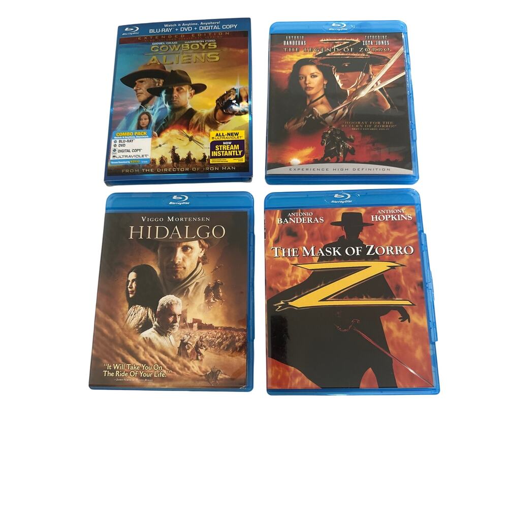 Western & Adventure Blu-ray DVD Collection(4)